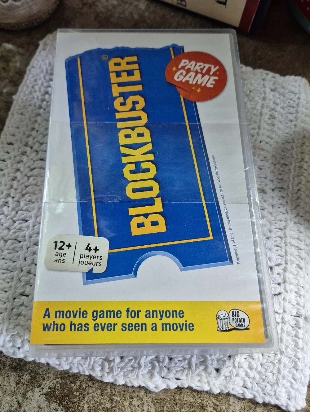 ❤️‍🔥 Vtg New Blockbuster Party Game Movie Trivia Board Game Night